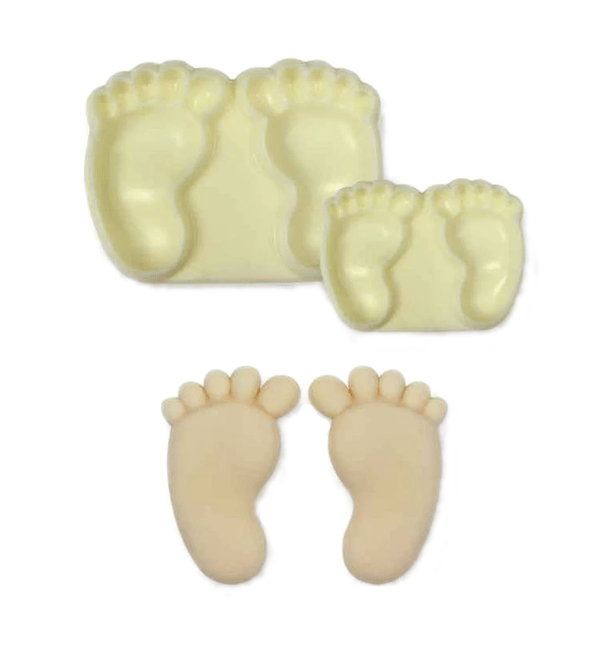 Plastformskärare BARNFÖTTER 2 st
