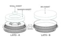 Miniatyrbillede 4 af 4: Silikoneform MULTI-INSERTO RUND SILIKOMART