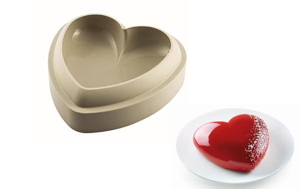 Silikonimuotti BATTICUORE HEART SILIKOMART