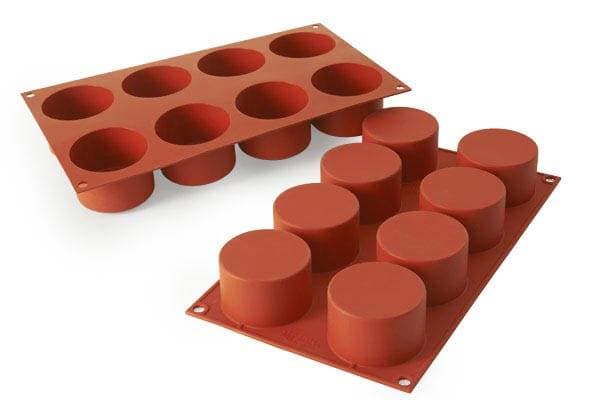 Silikonform för enportionsform CYLINDRO fi=63mm/H=40mm SILIKOMART
