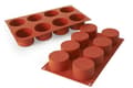 Miniatyrbild 1 av 3: Silikonform för enportionsform CYLINDRO fi=63mm/H=40mm SILIKOMART