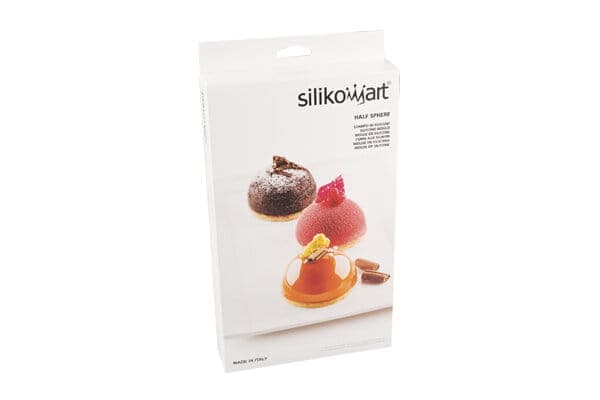 Silikonform för enportions HEMISPHERES SFHERES 70mm SILIKOMART