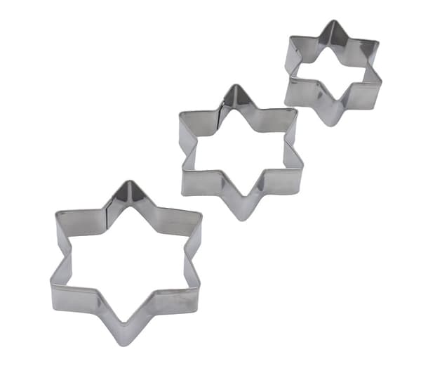Udstikkere STAR forme 3 stk.