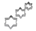 Miniatyrbillede 1 af 2: Udstikkere STAR forme 3 stk.
