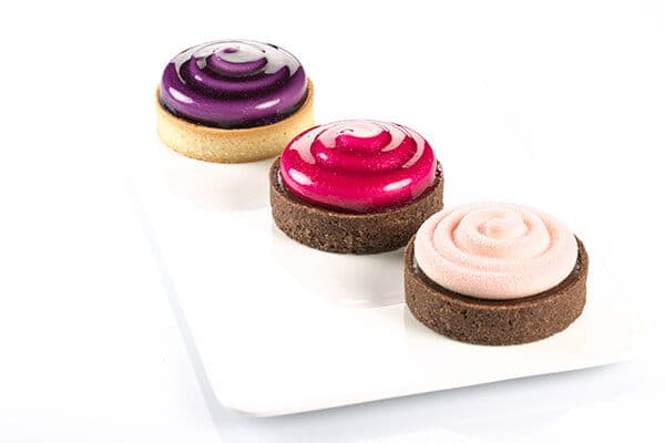 Silikonform för portionsform MINI TARTE TWIST SET SILIKOMART