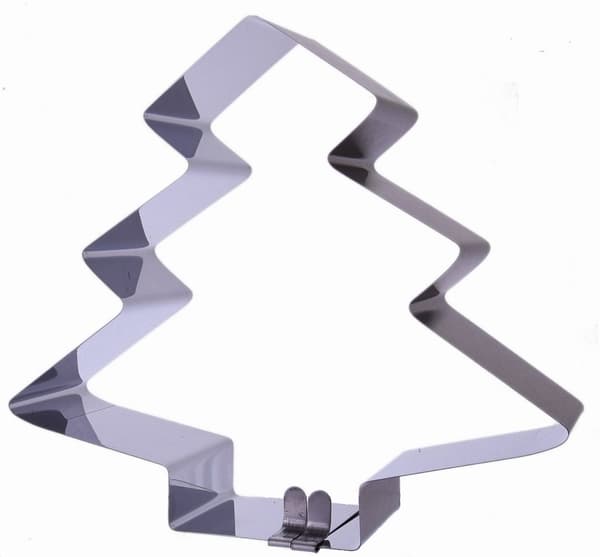 Bage- og dessertkant JULETRÆ 25 x h8 cm