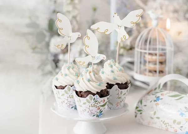 Muffinsformar Blommor