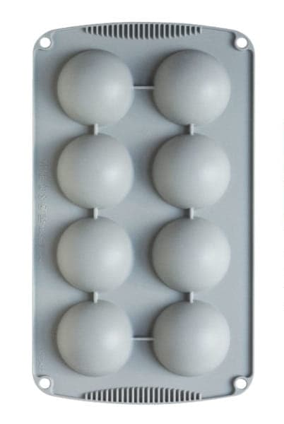 Silikonimuotti yhden annoksen HEMISPHERES SPHERES -muottiin, 60 mm, DECORA