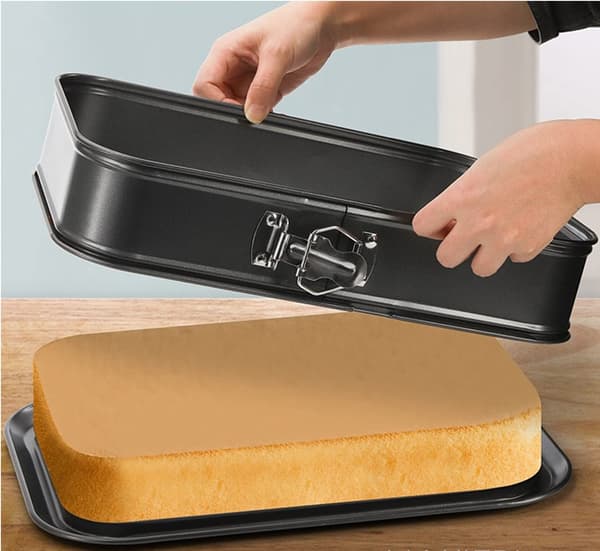 Rektangulär kakform NON STICK 35x24xh7 cm