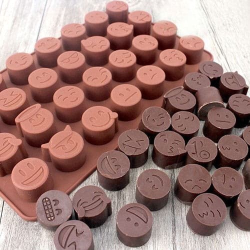 Silikonchokladform MAKEUP MEN EMOTIONS