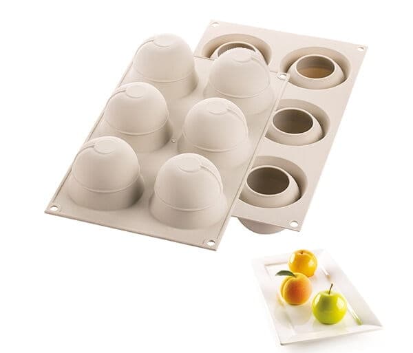 Silikonform för portionsform FRUIT INSPIRATION APPLE SILIKOMART