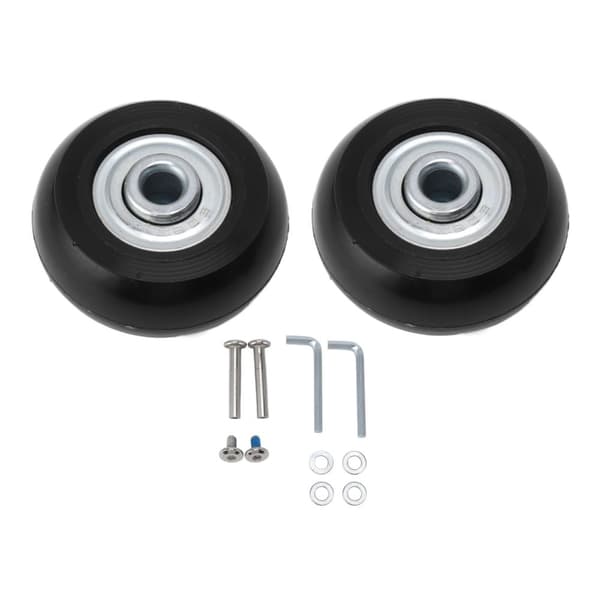 2st resväska, hjul, byte av stumt gummi, svängbart, hjul, lager ...