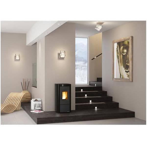 Moira Evo pelletskamin - Extraflame - Svart
