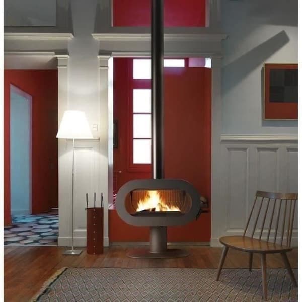 Vedspis - INVICTA Fifty på ben - 10 Kw - Vedträd 60 cm