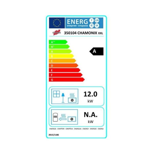 Godin Gjutjärnsvedspis 12kw antracitmålad - 350104000053