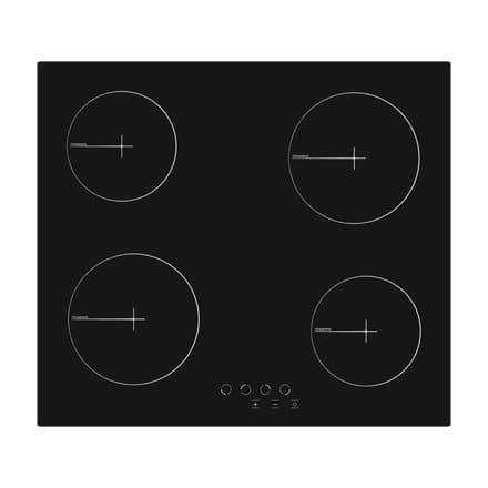 Simfer | Hob | H6.040.DECSP | Vitroceramic | Number of burners/cooking zones 4 | Touch | Black