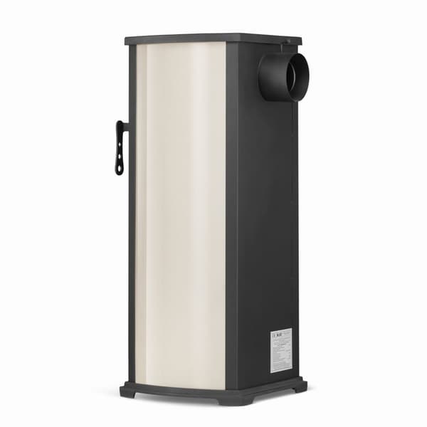 Brændeovn - stål - fritstående - 8,5 KW - støbejern