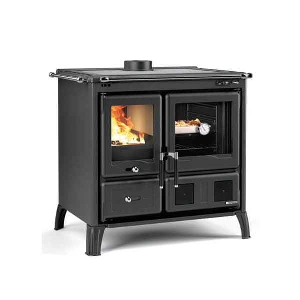 Vedspis - NORDICA - GARDENIA 5.0 - 10 kW - Stål - Yta 70 m2