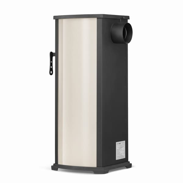 EKONOMIK LUX Multifunktionell Vedspis - 6,6 kW, Kockplatta, Röd/Beige/Antracit