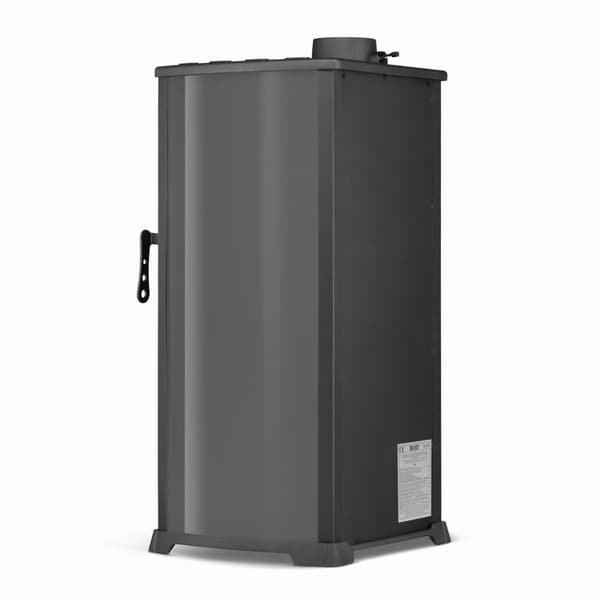 Miljövänlig Koza Blist Zar Vedspis - 7,5 kW, Antracit, ECO Design 2022-kompatibel