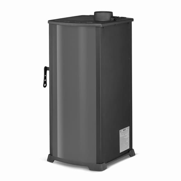 Miljövänlig Koza Blist Zar Vedspis - 7,5 kW, Antracit, ECO Design 2022-kompatibel