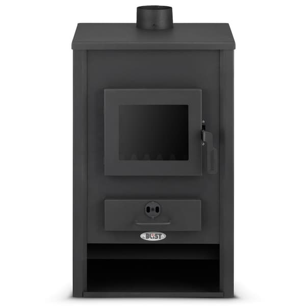 BLIST B2E Högeffektiv vedspis med vattenmantel, 15 kW, för centralvärmesystem