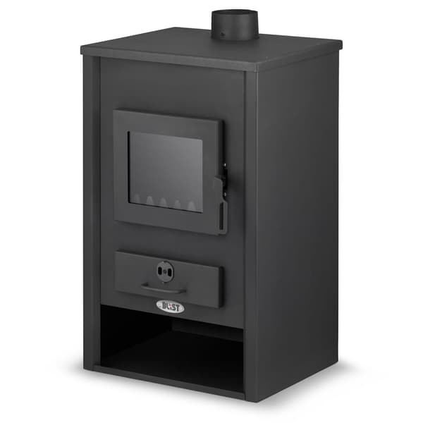 BLIST B2E Modern Design Vedspis med Vattenmantel - 15 kW, Miljövänlig Uppvärmning för Designmedvetna Hem