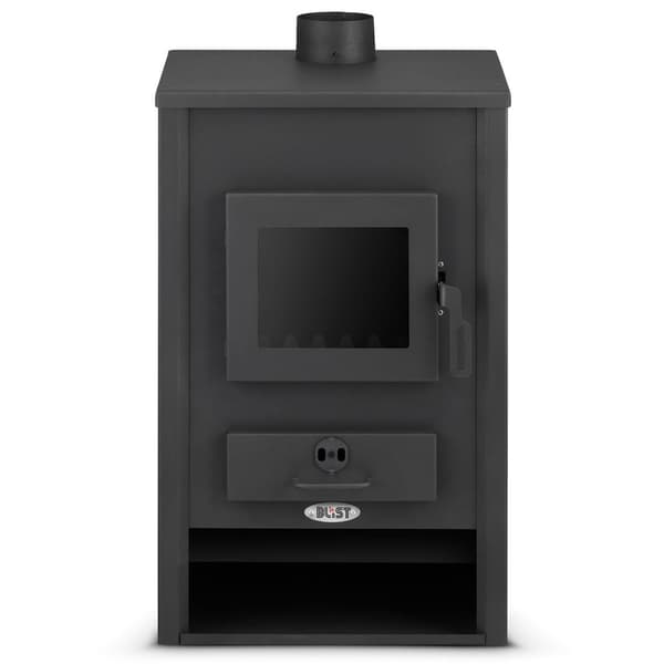 BLIST B2E Modern Design Vedspis med Vattenmantel - 15 kW, Miljövänlig Uppvärmning för Designmedvetna Hem