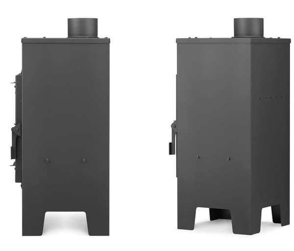 Koza Miljövänlig Vedspis - A+ Energieffektivitet, Modern Design, Värmer upp till 90m²