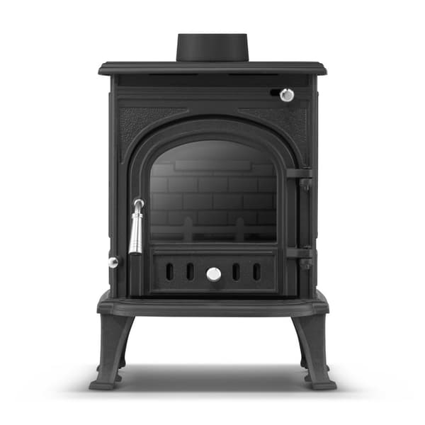 HIGHER VILHELM 5 kW A+ Effektiv gjutjärnskamin för miljövänlig uppvärmning