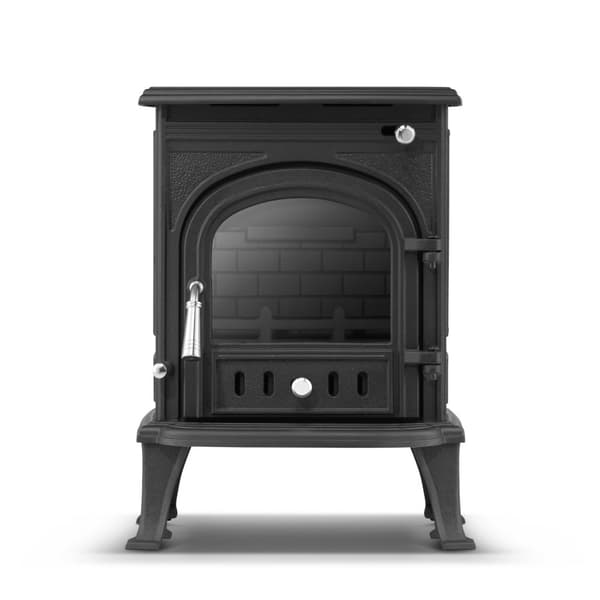 VILHELM Retro Design Træbrændeovn af HIGHER - 5 kW, Miljøvenlig, Opvarmning til 50 m²
