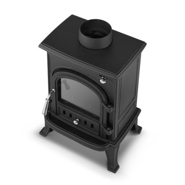 VILHELM Retro Design Træbrændeovn af HIGHER - 5 kW, Miljøvenlig, Opvarmning til 50 m²