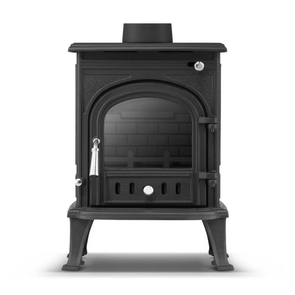 VILHELM Retro Design Træbrændeovn af HIGHER - 5 kW, Miljøvenlig, Opvarmning til 50 m²