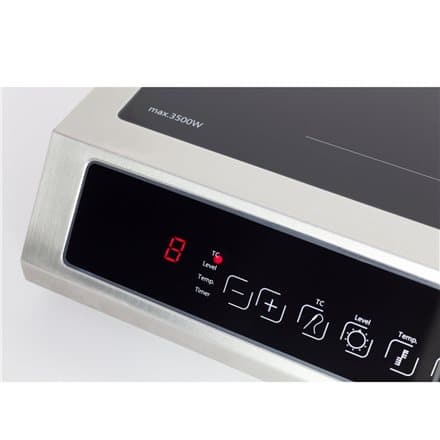 Caso | Thermo Control Hob | TC 3500 | Number of burners/cooking zones 1 | Touch control | Black/Stainless steel | Induction