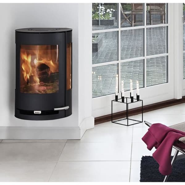 Hängande vedspis - ADURO 9.4 - 50295 - 6 KW - Svart