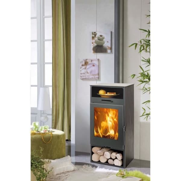 Vedspis - PANADERO - Nijar Ecodesign - 6,3 kW - Ved 40 cm