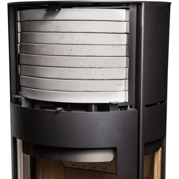 Vedspis - ADURO 9.7 - 50300 - 6 KW - Svart