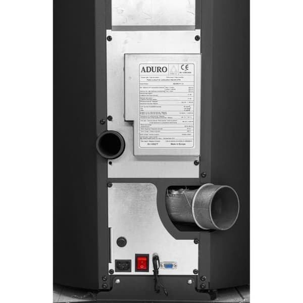 Pelletspis - ADURO - P1 - 50702B - 8 KW - Svart