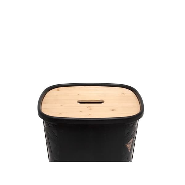 XL pelletslåda - EDA - Jura Montagna - 45 kg - Svart