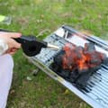 Miniatyrbillede 2 af 10: OBOSOE lille manuel vindblæser, håndluftblæser til forbrænding, grill brandovn, udendørs camping, picnicgrill, køkkenredskaber