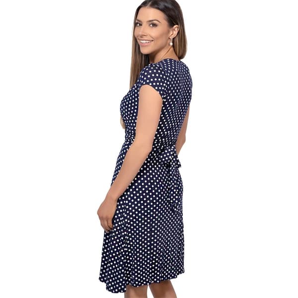 Krisp Womens/Ladies Cap Sleeve Knot Front Dress