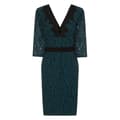 Miniatyrbillede 1 af 4: Little Mistress Bodycon-kjole med blondeapplikationer til kvinder/damer