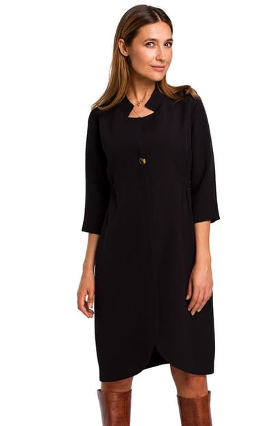 S189 Kjole, Sort, 2XL