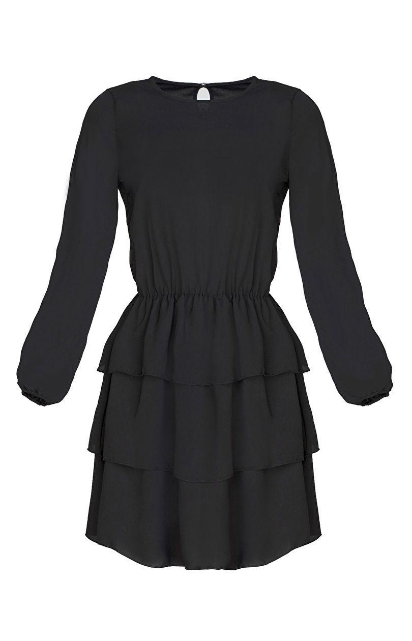 Kjole M601, sort, L