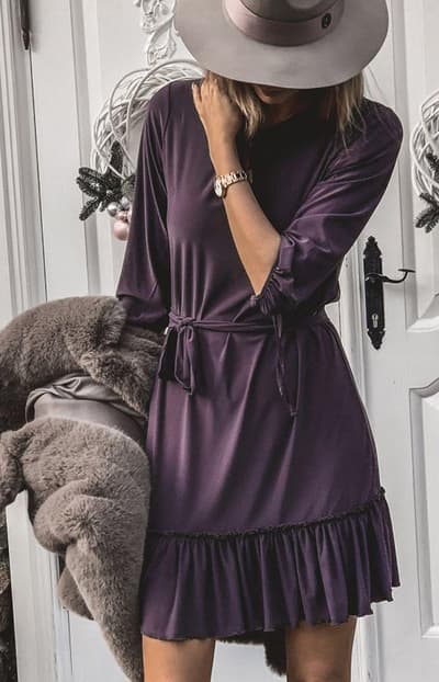 Roksana kjole 221, grafit, 38