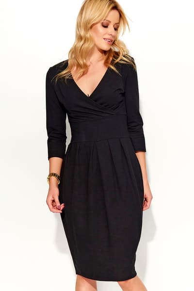Kjole M363, Sort, XL