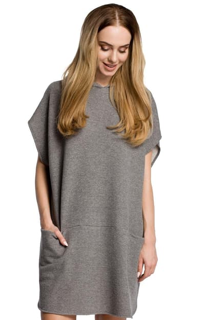 M368 kjole, grå, 2XL / 3XL