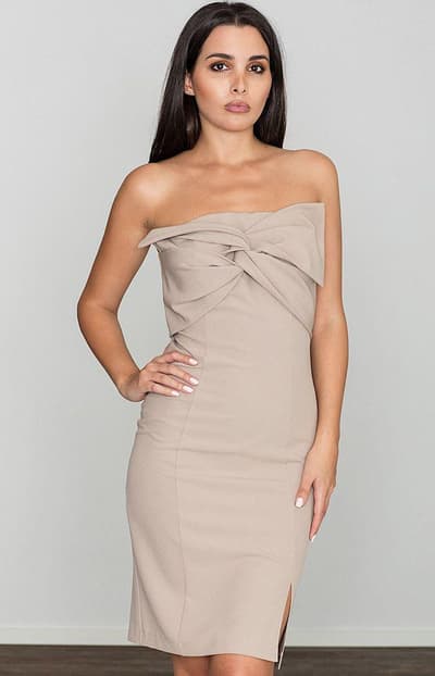 M571 kjole, beige, s