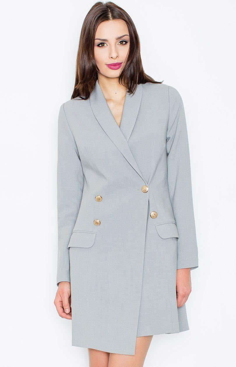 Dress M447, Gray, S