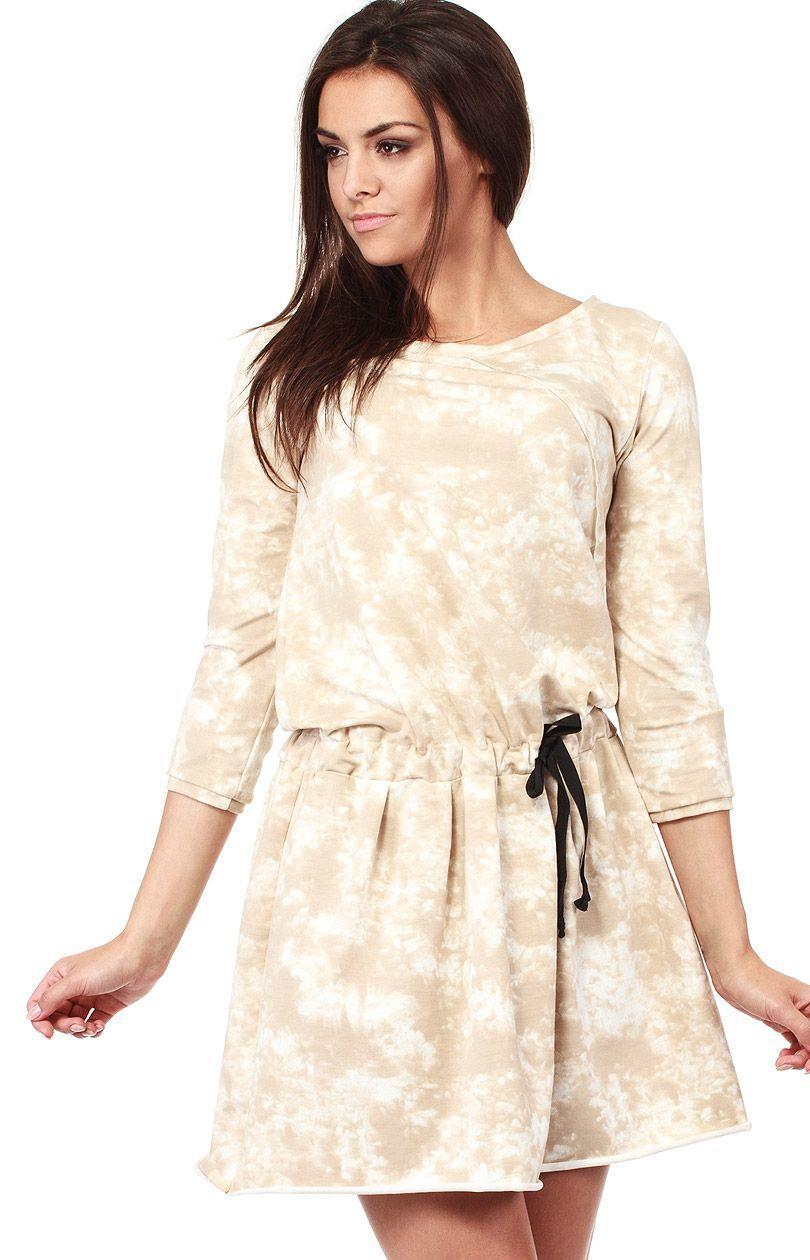 Klänning M128, beige, M